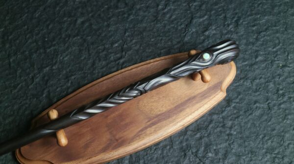 Personalised Real Wood Magic Wand Opal Stone