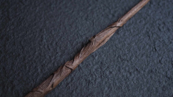 Handcrafted Black Walnut Wood Wand, Personalised Real Wood Magic Wand