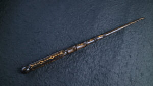Hand Crafted Gold Runes Wand