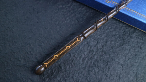 Hand Crafted Gold Runes Wand
